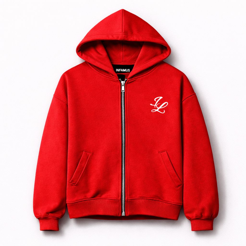 ZIIP HOODIE RED