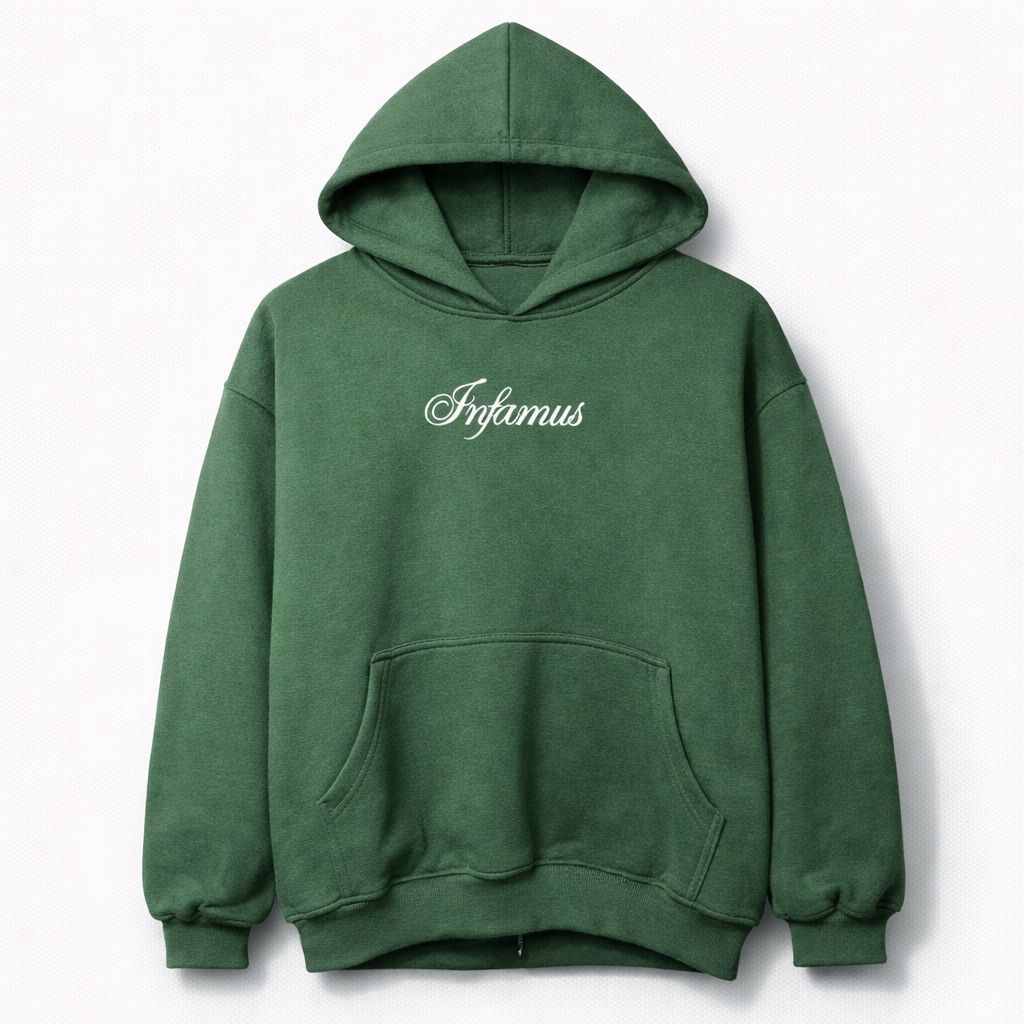 HOODIE VERDE BOTELLA LUXURY